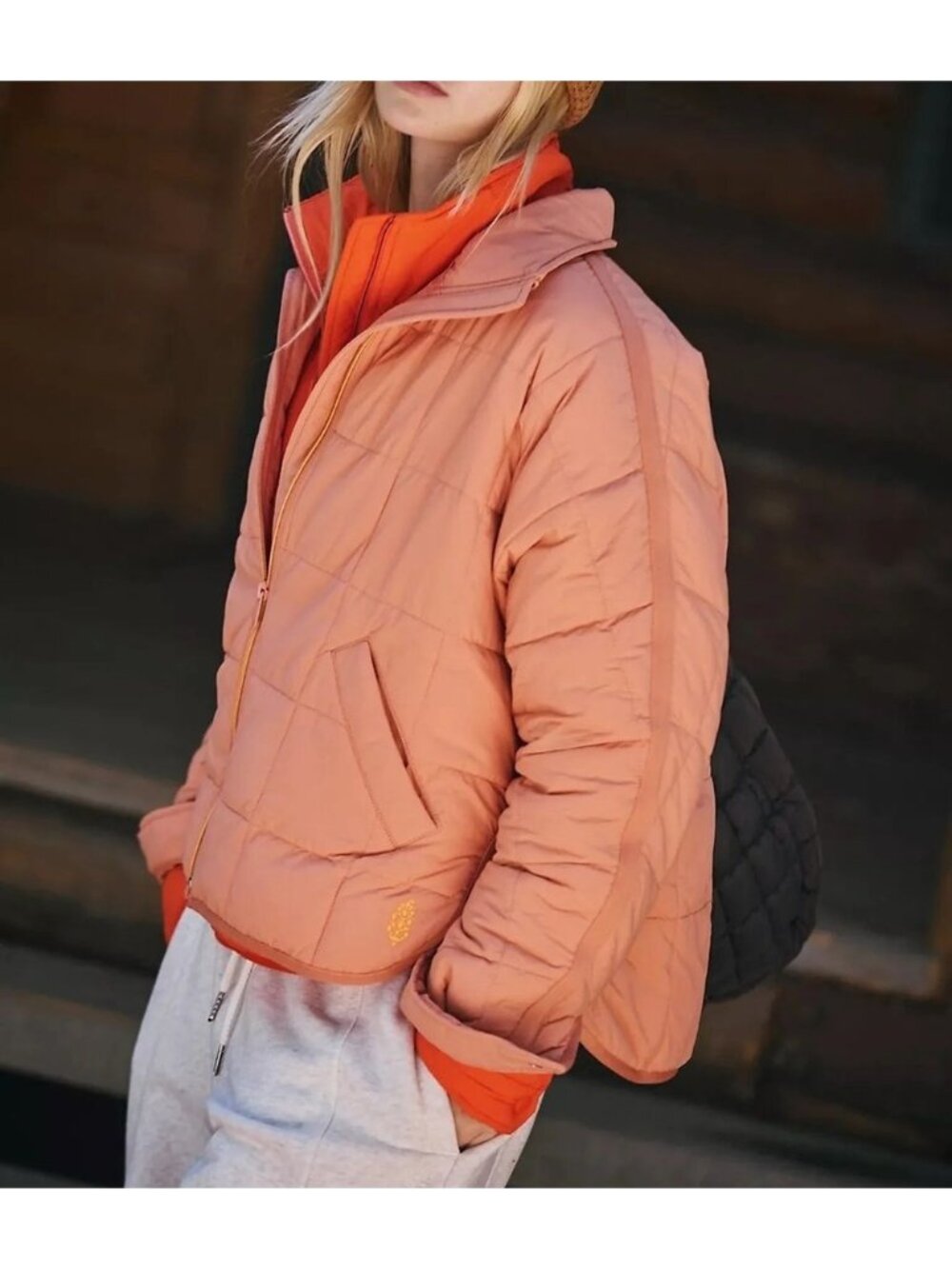 Free People Pippa Packable Puffer Coat Athleisure Gorpcore Outdoors Womens M